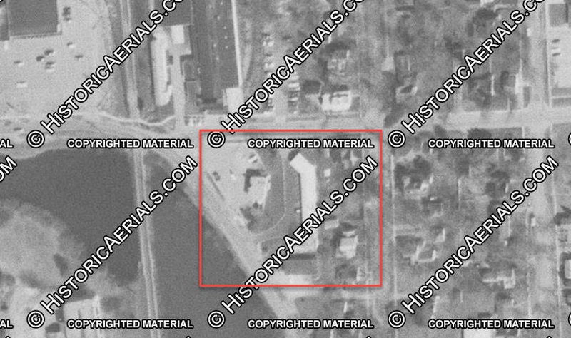 Huron Valley Motel - 1967 Aerial (newer photo)